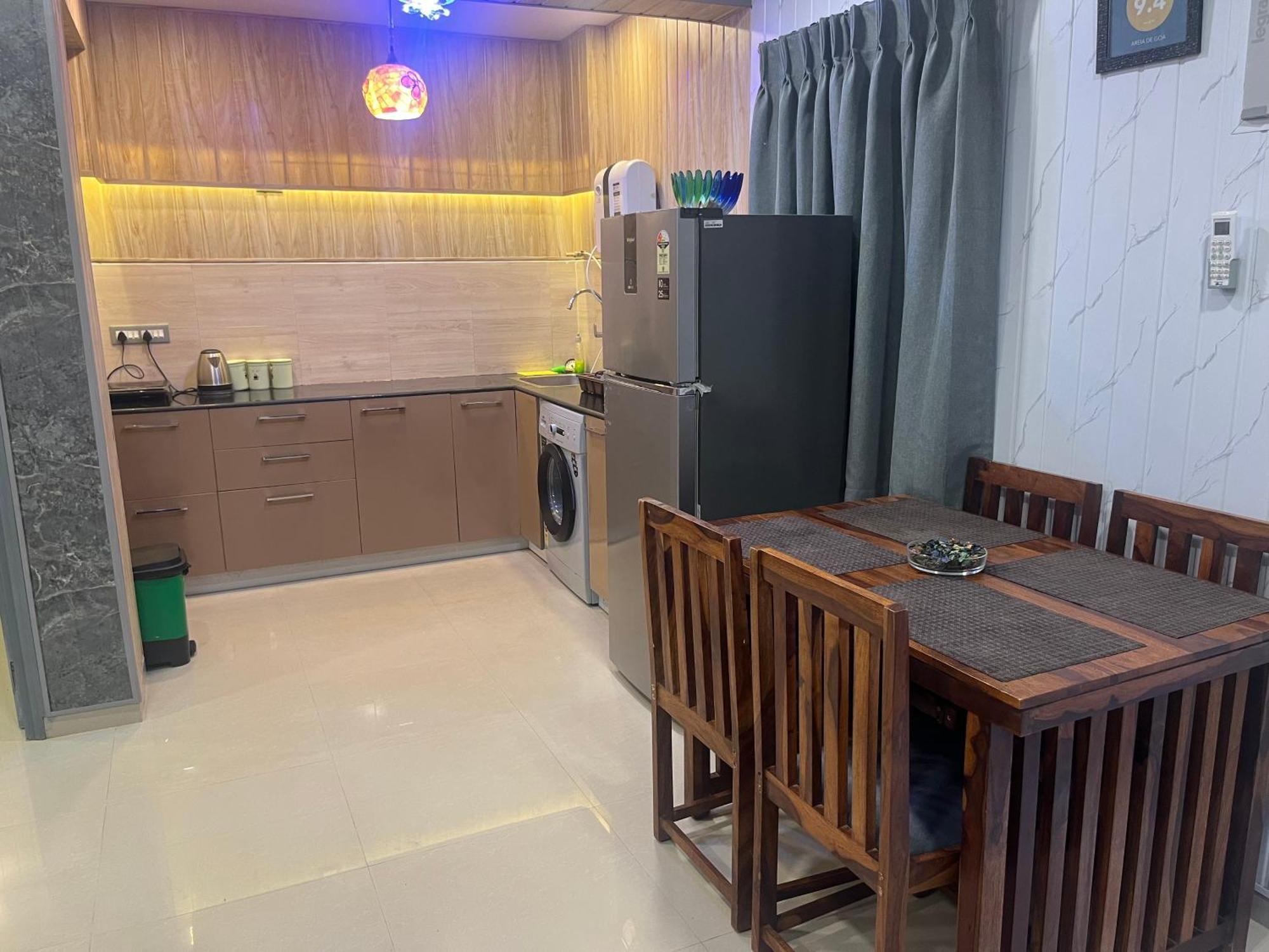 Areia De Goa, Comfort Stay Apartment Near Baga Beach Exterior foto